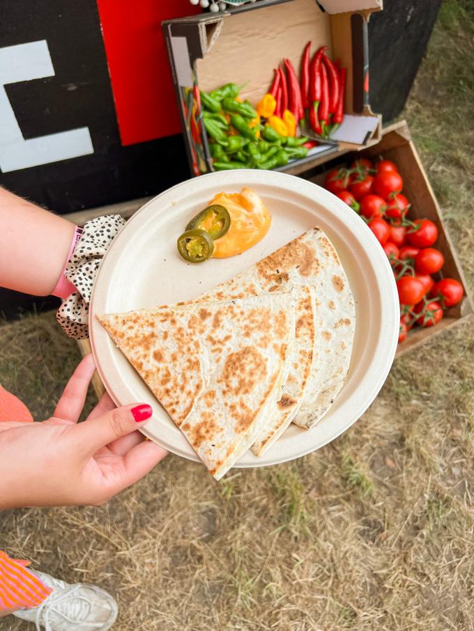 Quesadilla XL met salsa