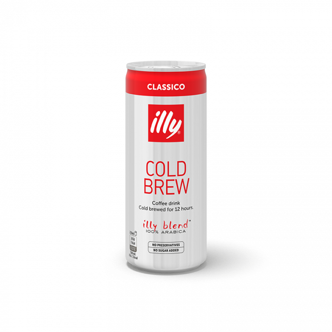 Blikje Coldbrew ijskoffie van Illycaffé