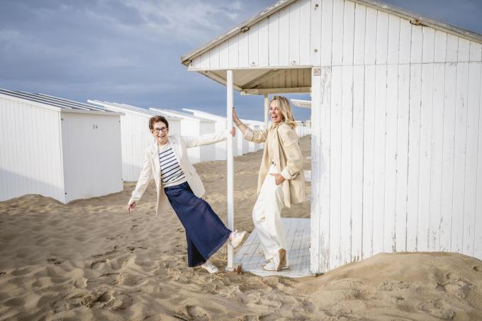 Ellen werd vergezeld door haar moeder Rita.