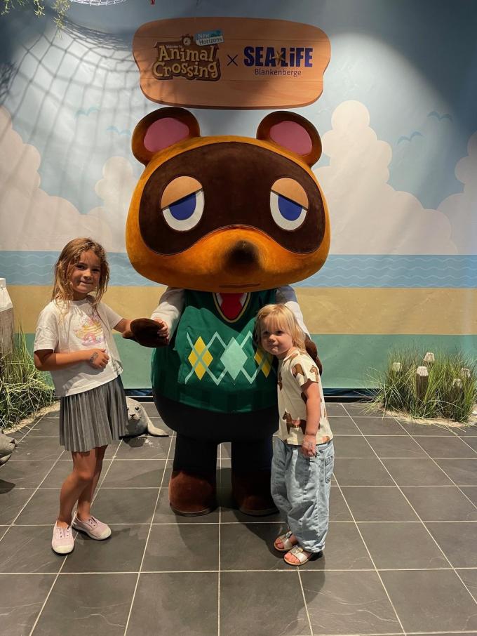 De enige echte mascotte Tom Nook is van de partij. (foto's LH)