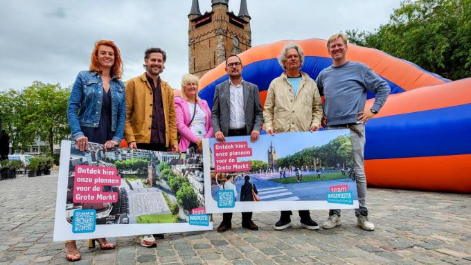 Ruth Vandenberghe, Felix De Clerck, Heidi Coussens, Vincent Van Quickenborne, Wout Maddens en Wouter Allijns