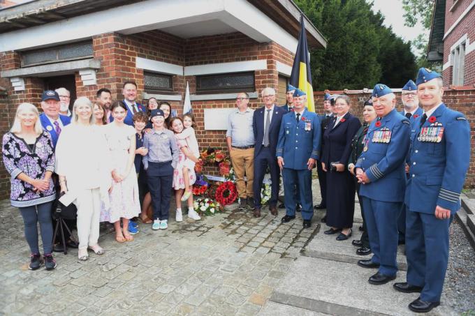 Herdenking in Helkijn.