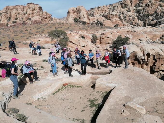 Noël trok met samen met andere parkinsonpatiënten naar Jordanië.