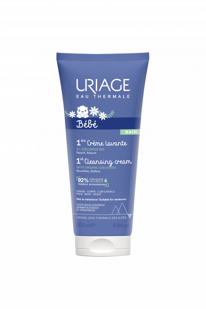 Crème lavante douce Uriage Bébé (200 ml)