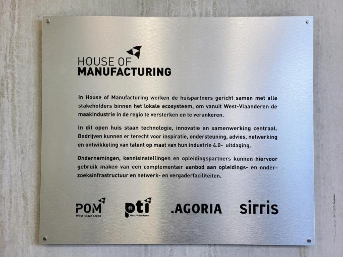 House of Manufacturing is een open huis en stelt de inspirerende leeromgeving beschikbaar voor elke hogeschool en universiteit