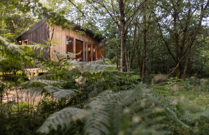 La cabane “Oak”, à Saint-Hubert