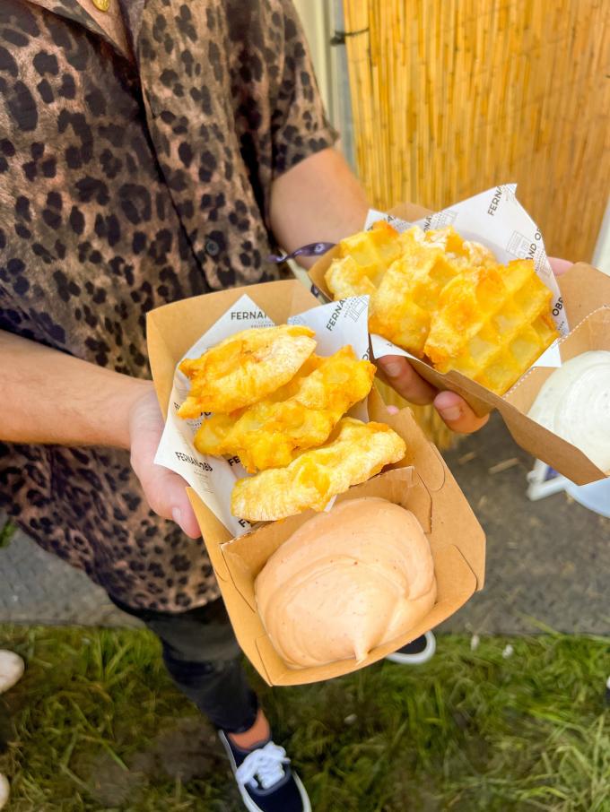 Gaufrites met saus naar keuze