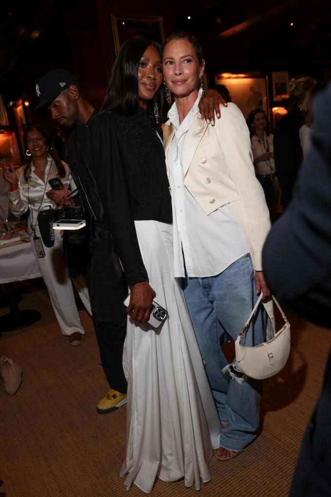 Naomi Campbell en Christy Turlington bij Ralph Lauren