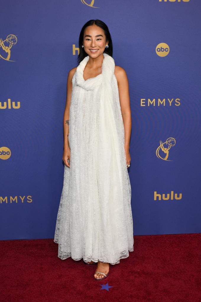 Greta Lee in Loewe