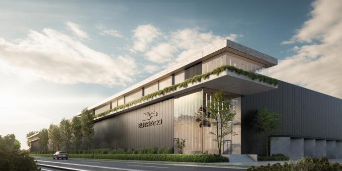 Zo moet het gebouw er eind 2025 gaan uitzien.