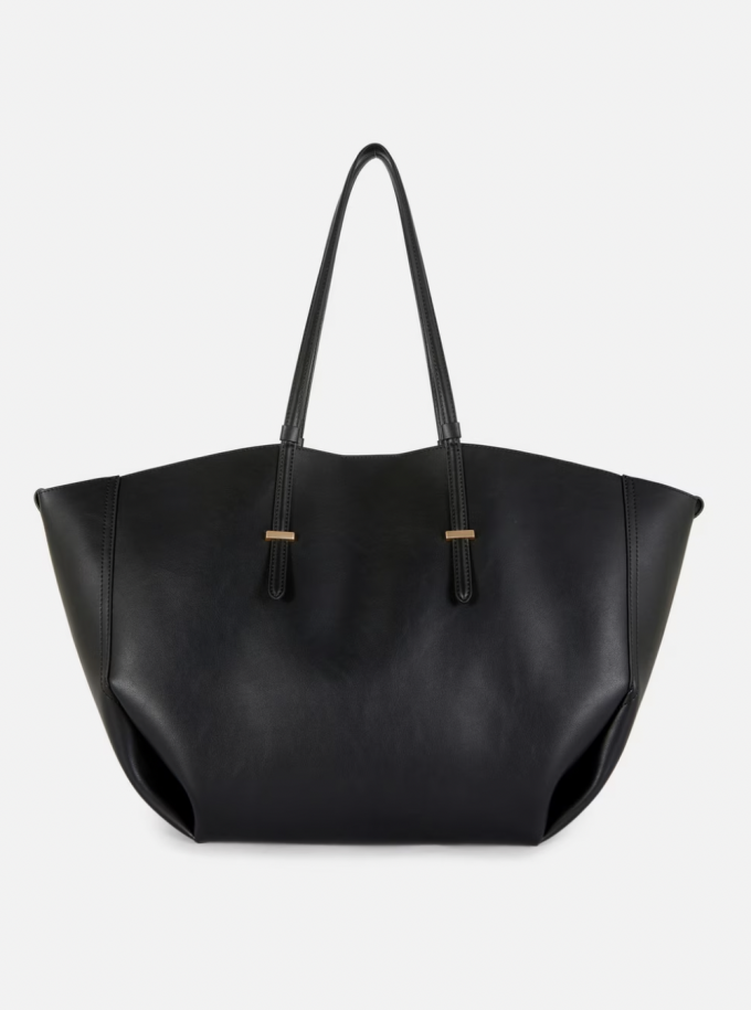 Sac noir fourre-tout 