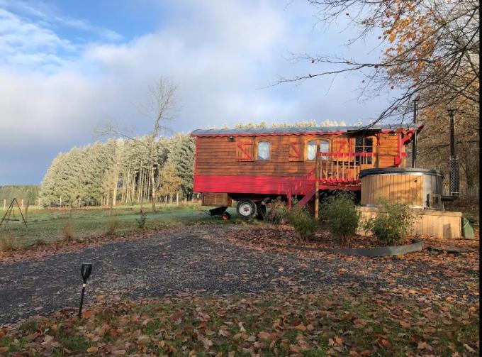 La roulotte en pleine nature