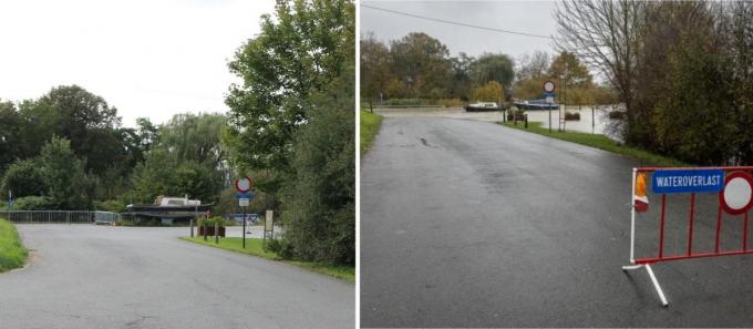 Vzw De Boot in Merkem was ontoegankelijk door de wateroverlast.