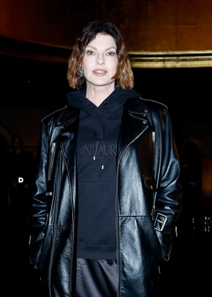 Linda Evangelista bij Saint Laurent