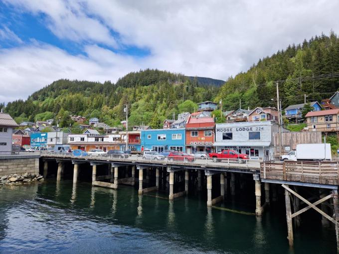 Ketchikan of ‘Salmon Capital of the World’ zoals ze zichzelf noemen. (foto PEVO)