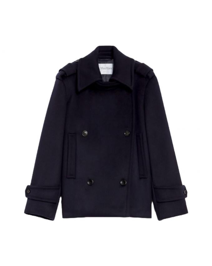 Marineblauwe pea coat 