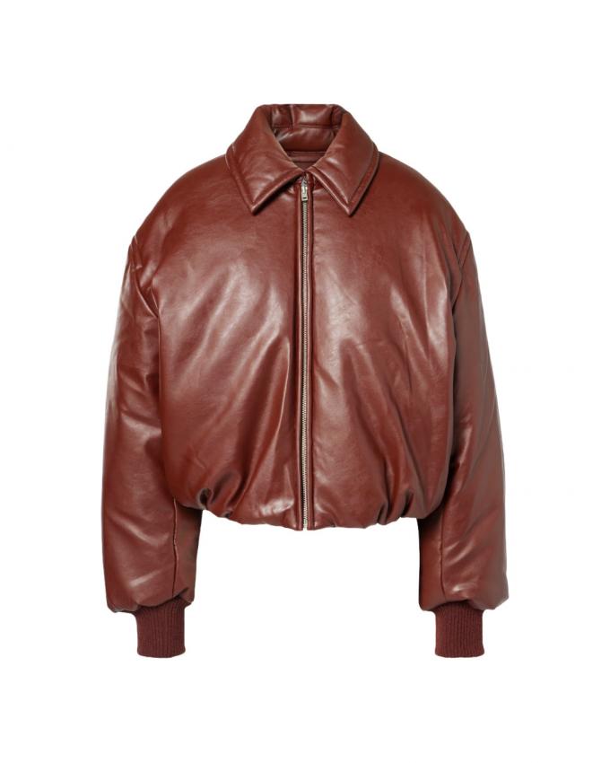 Leren bomber jas 