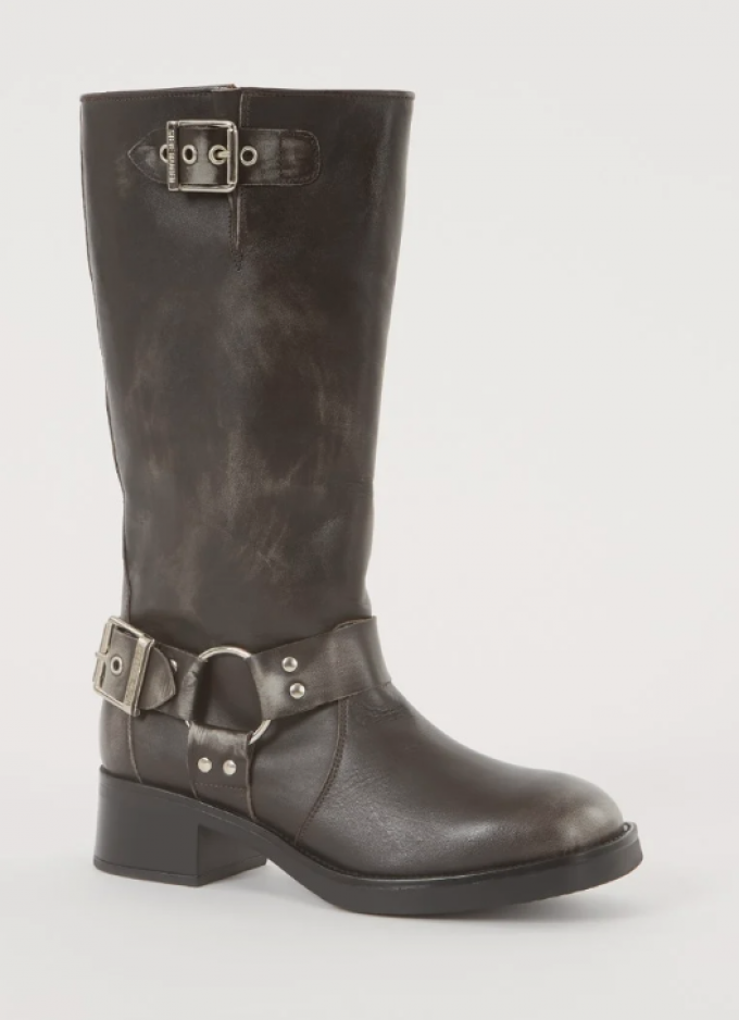 Zwarte biker boots 