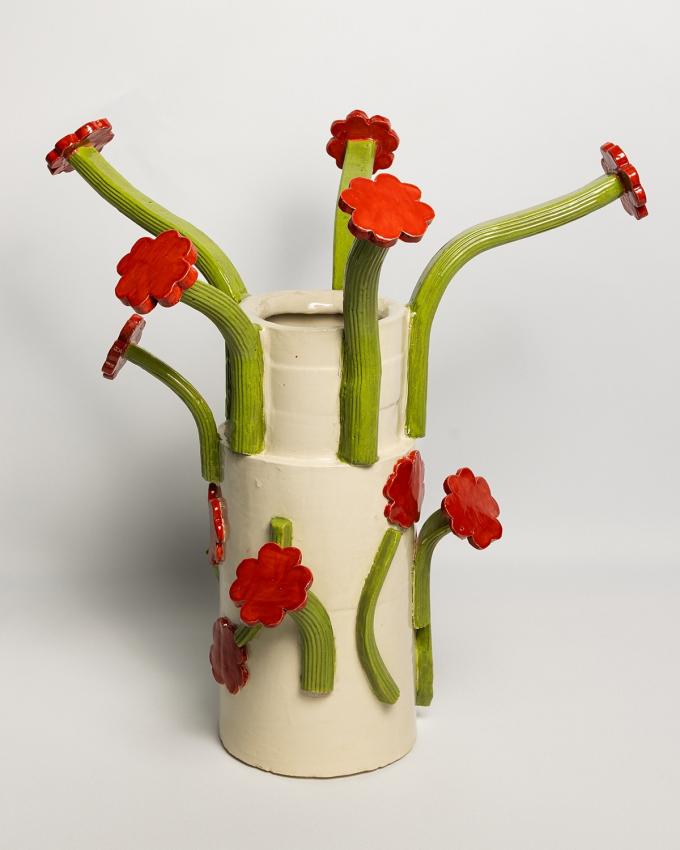 Vase à fleurs 