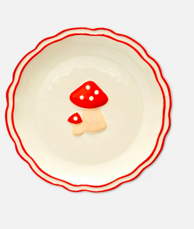 Assiette champignon