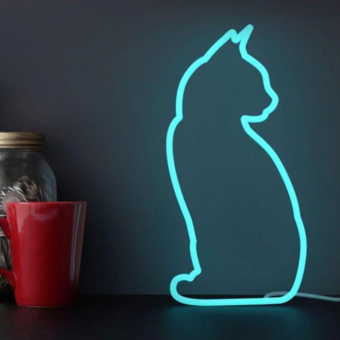 Neonlamp kat