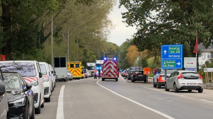 Door het ongeval was de Kapellestraat afgesloten voor gemotoriseerd verkeer.