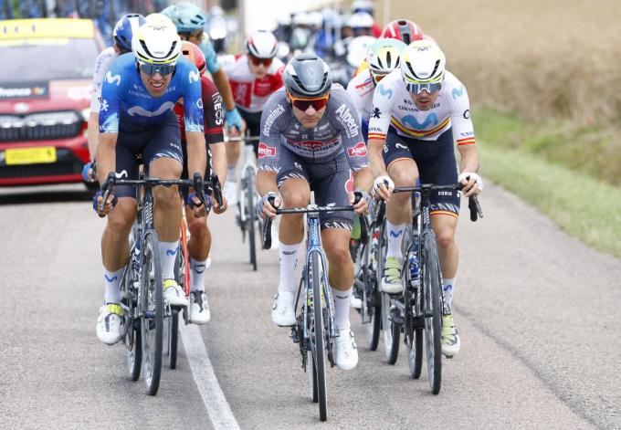 5: Het aantal West-Vlaamse renners die dit jaar hun Tourdebuut vierden. Gianni Vermeersch (midden) was een van hen.