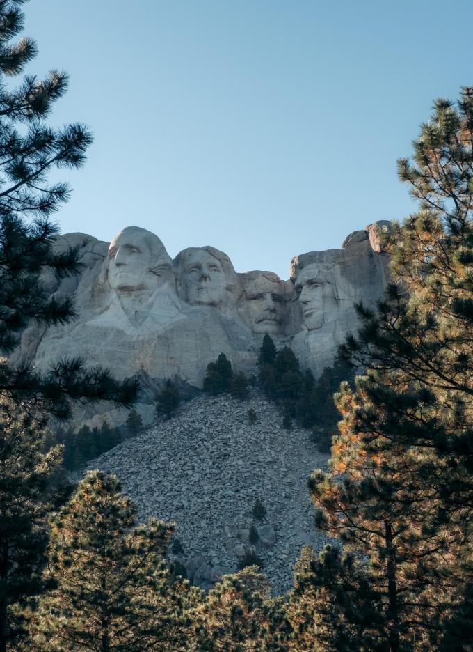 Mount Rushmore is de grootste publiekstrekker van South Dakota. (foto sbedaux)