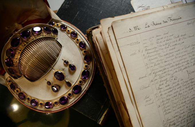 Mellerio a également signé cette parure pour Marie-Amelie de Bourbon-Deux Siciles - Getty Images