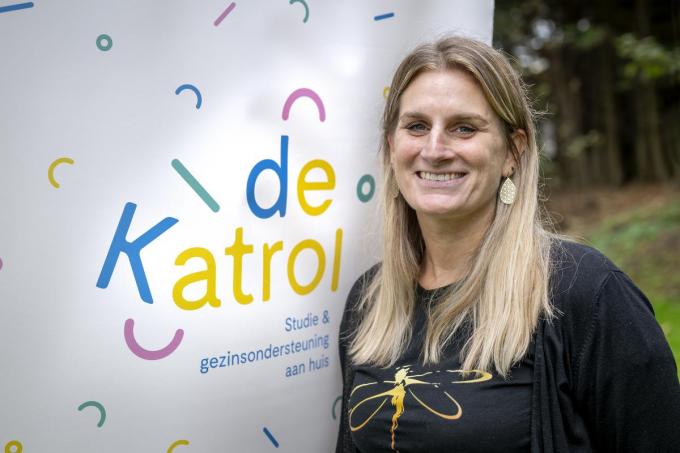 Coördinator Katrien Sabbe hoopt naar de toekomst toe op een meer vaste financiële structuur voor vzw De Katrol. (foto Joke Couvreur)