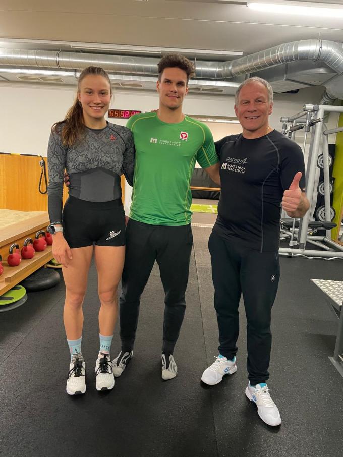 Tabea, Sascha en Mario in hun coachbedrijf.