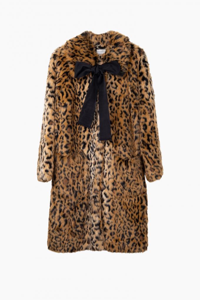 Faux-fur luipaardmantel van Erdem x H&M