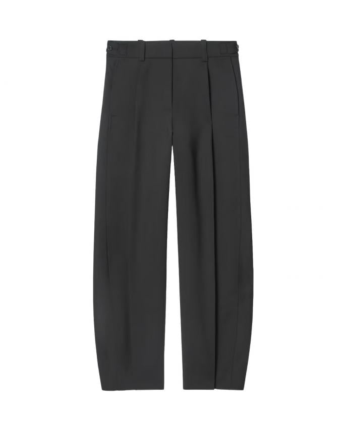 Pantalon met barrel pijpen 