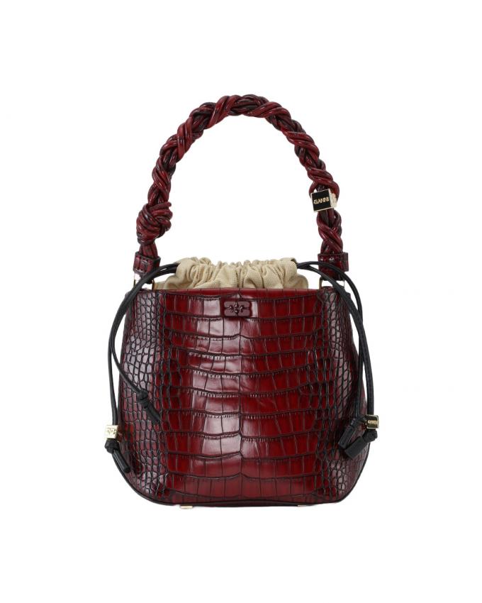 Croco bucket bag