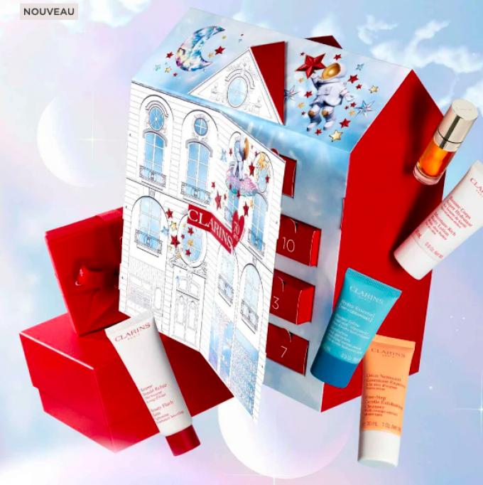 Le calendrier de l'Avent Clarins 