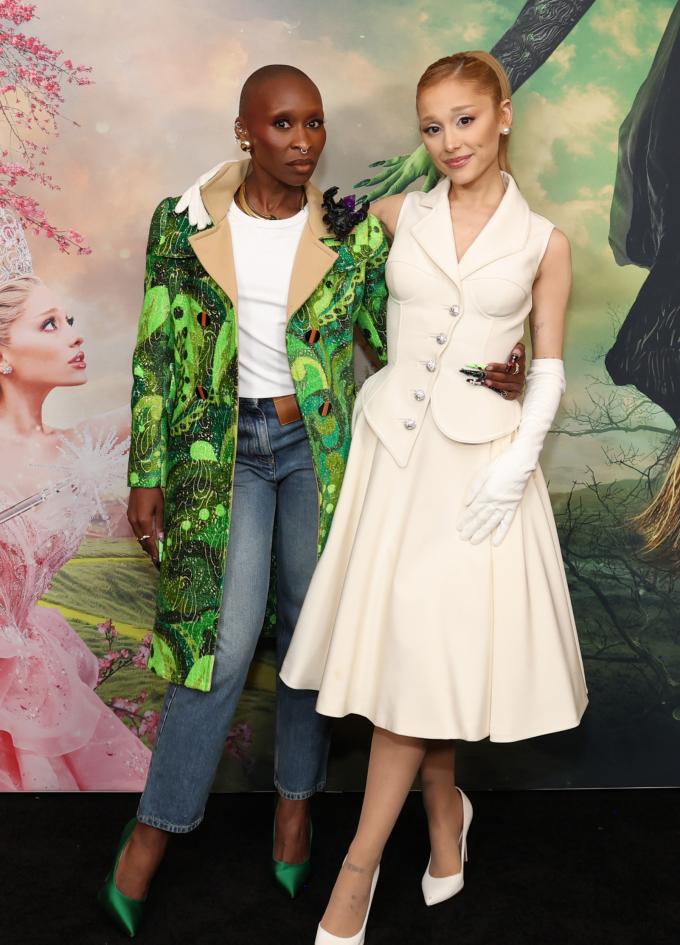 Cynthia Erivo & Ariana Grande, Special Cast and Filmmakers Screening in new York