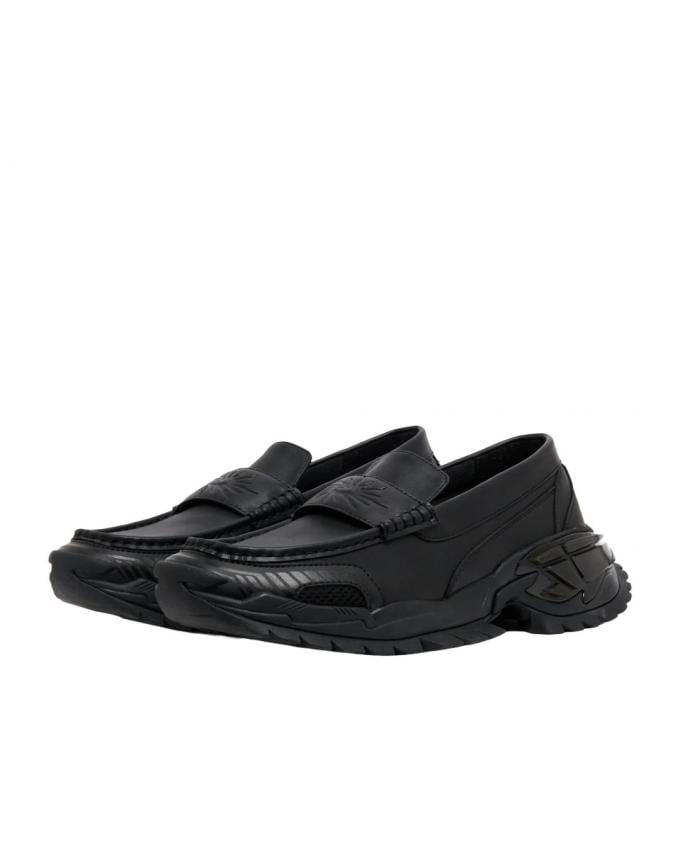 Chunky loafers uit vegan leer