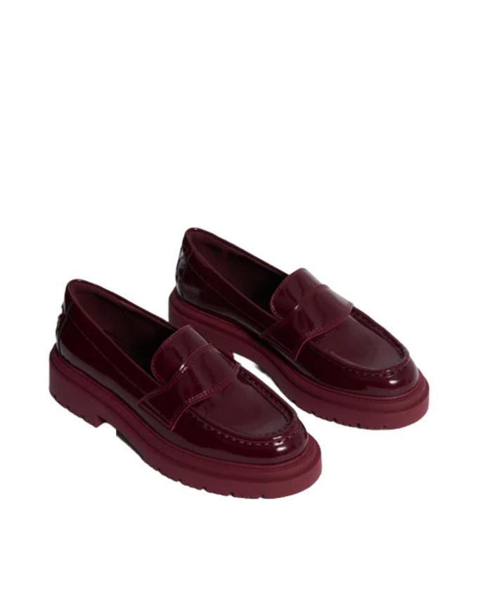 Bordeaux loafers 