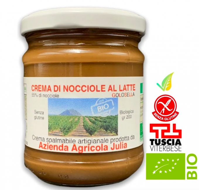 La Crema di Nocciole al latte d’Azienda Agricola Julia