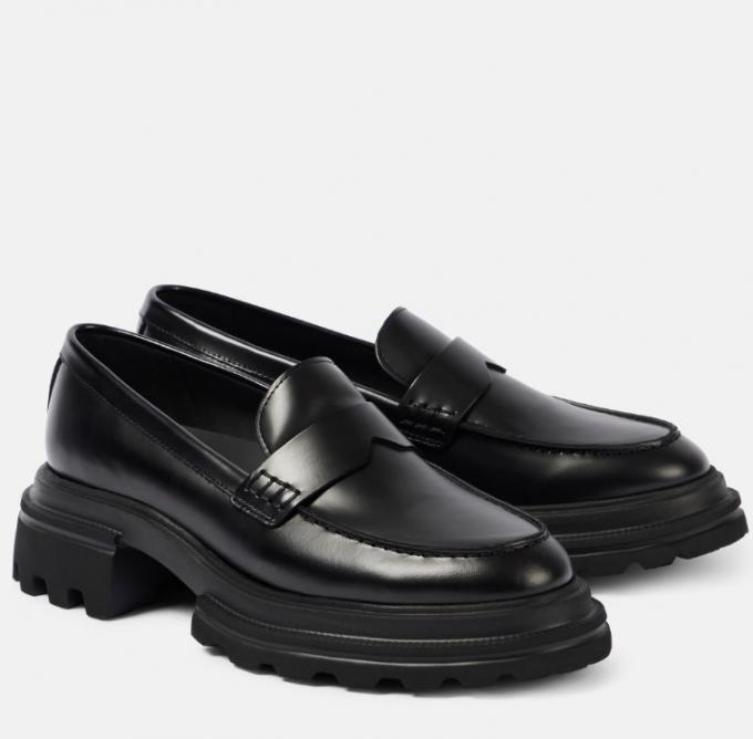 Chunky loafers met plateau