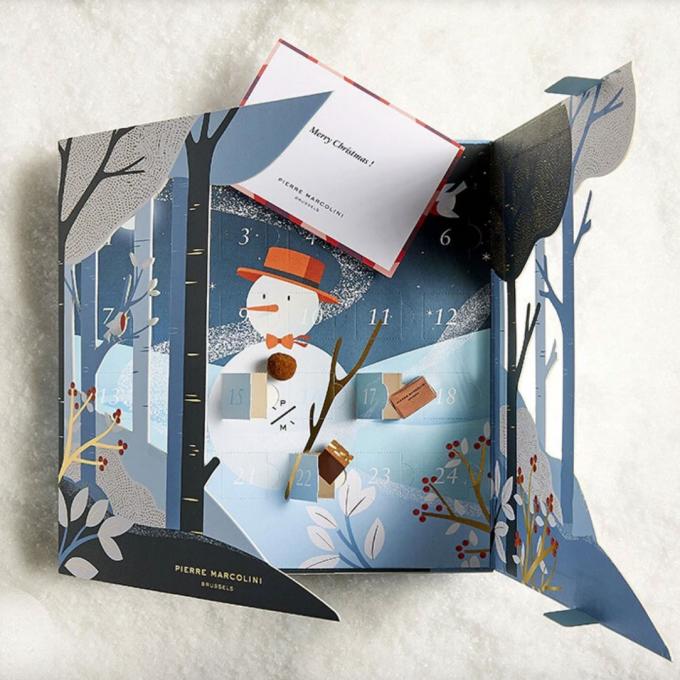 Adventskalender met Pierre Marcolini-pralines