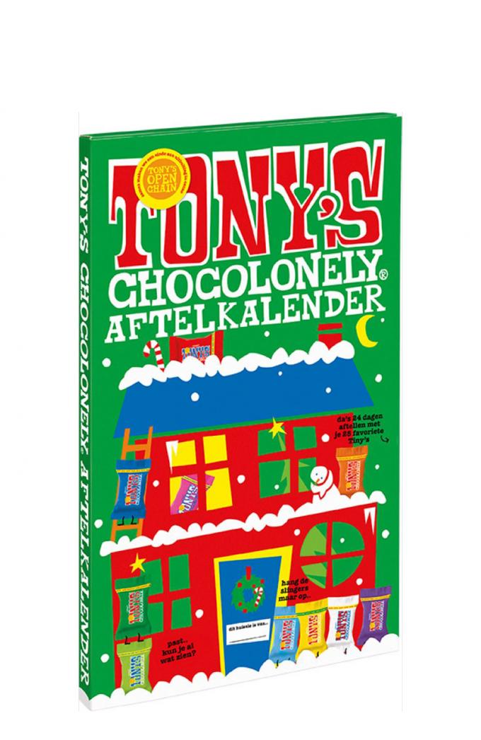 Adventskalender met chocolade