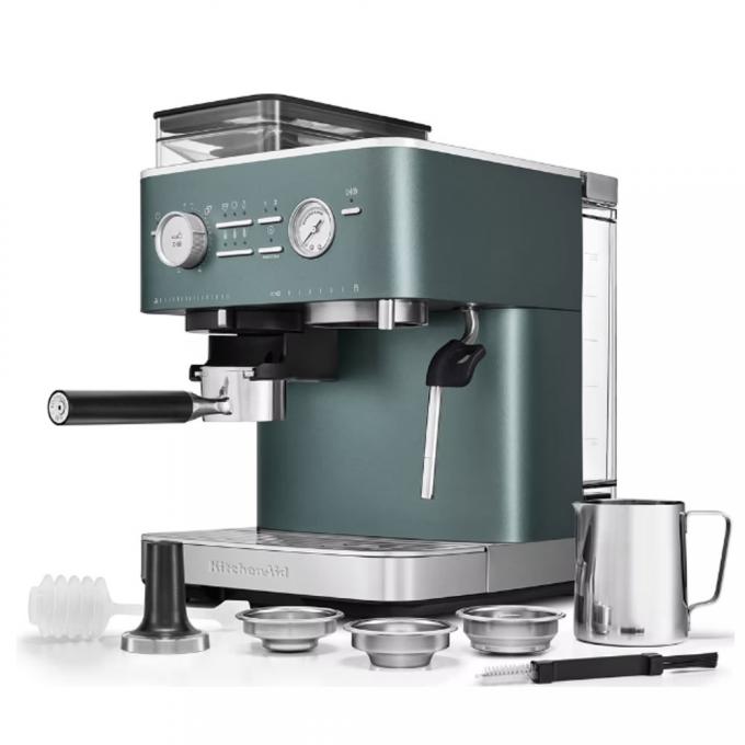 Espressomachine met koffiemolen