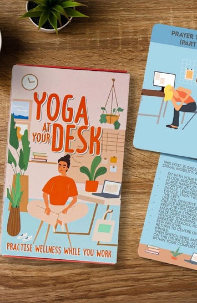 Yoga at your desk cards 