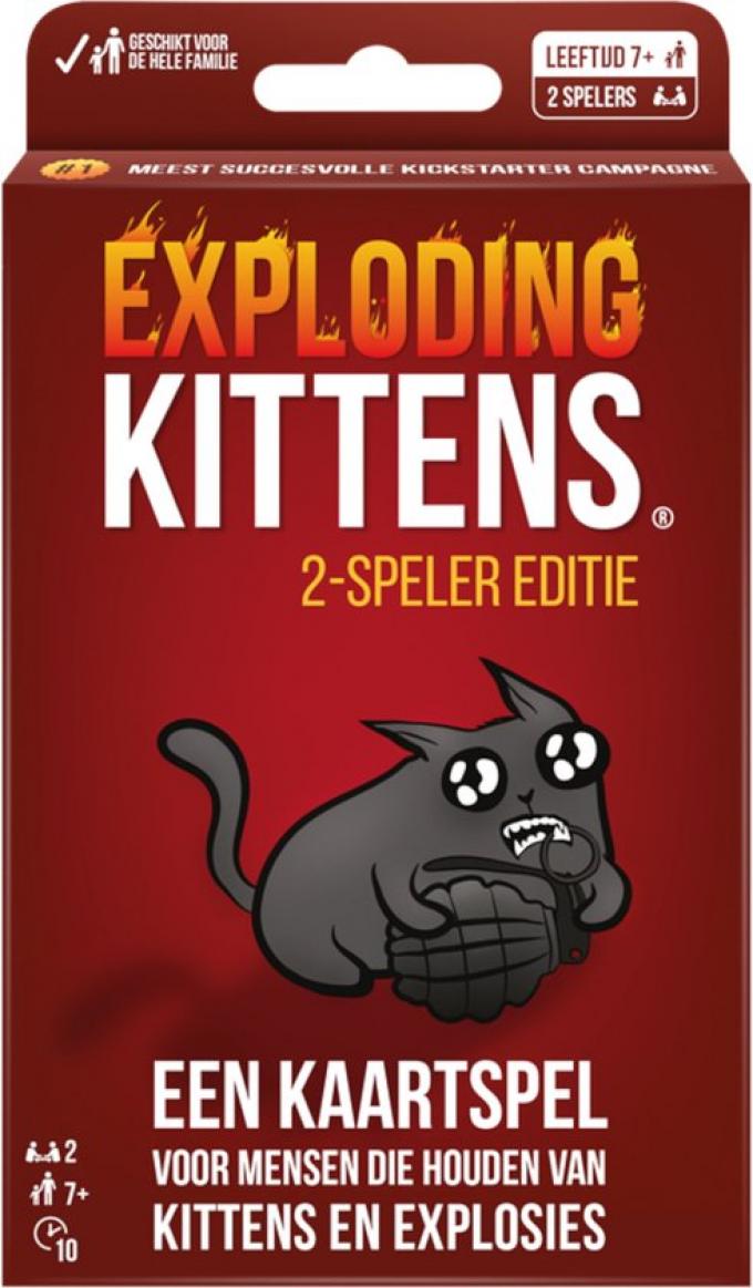 Exploding Kittens voor 2 personen