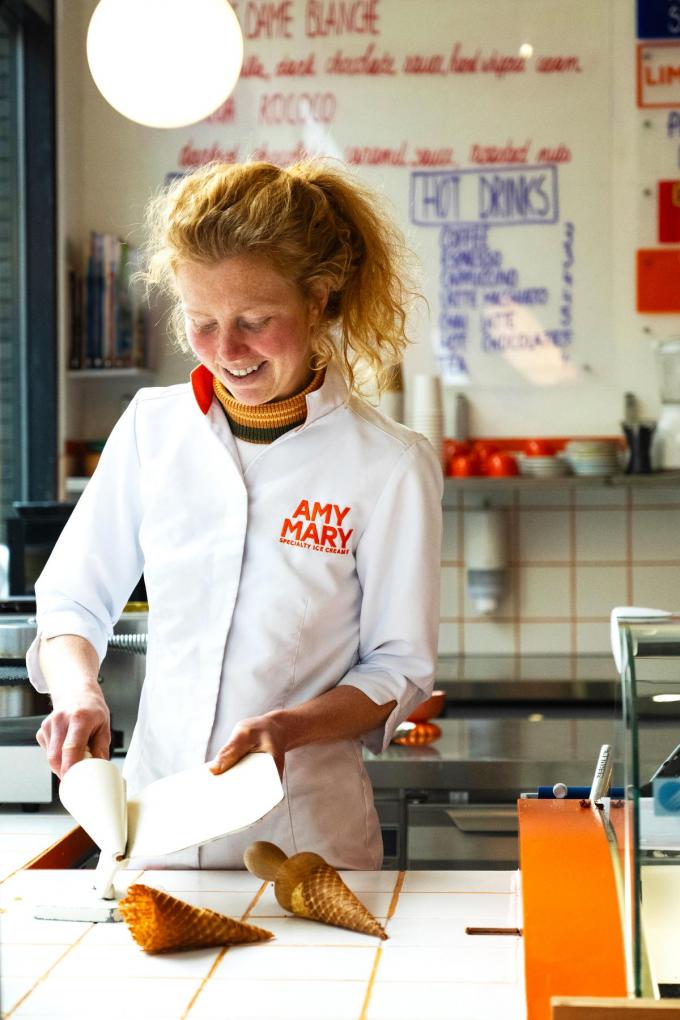 Amélie Cobbaert is bekend van Ice Ice Amy in de Langestraat.