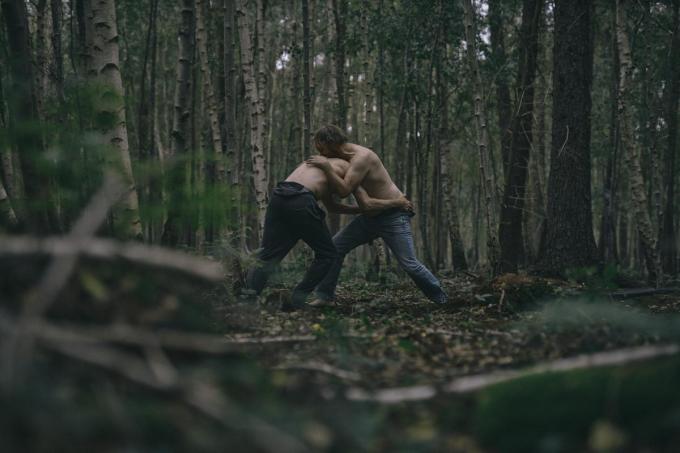 Het zogenaamde bushfighting was een van de inspiratiebronnen voor de kortfilm.