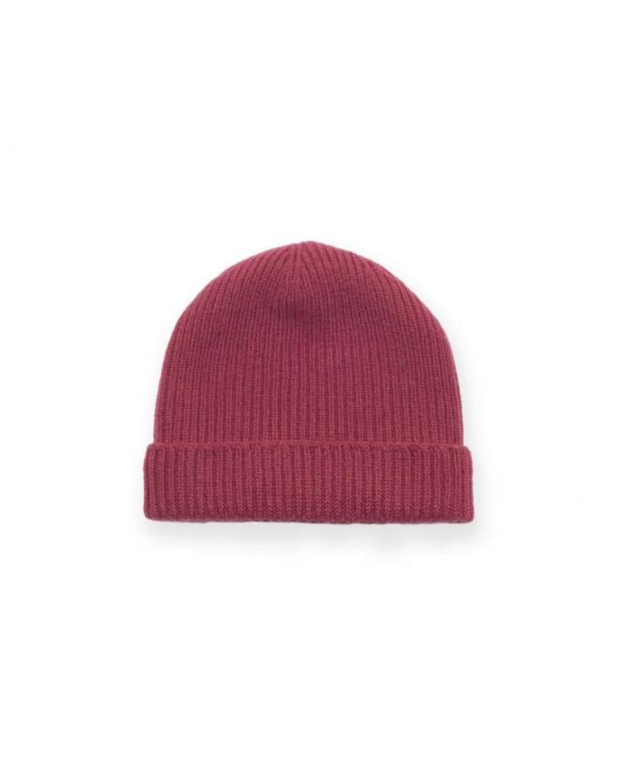 Mauve beanie muts