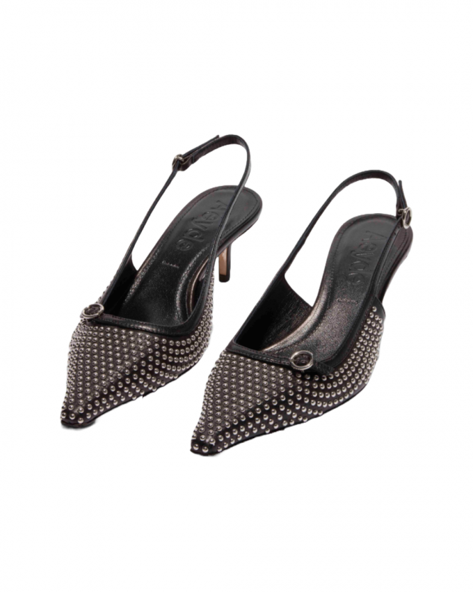 Slingbacks met studs