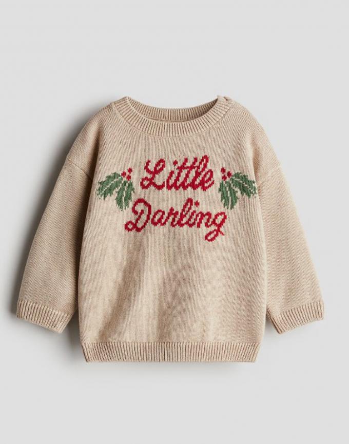 Kersttrui 'Little Darling'